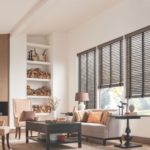 Wood Blinds Living Room