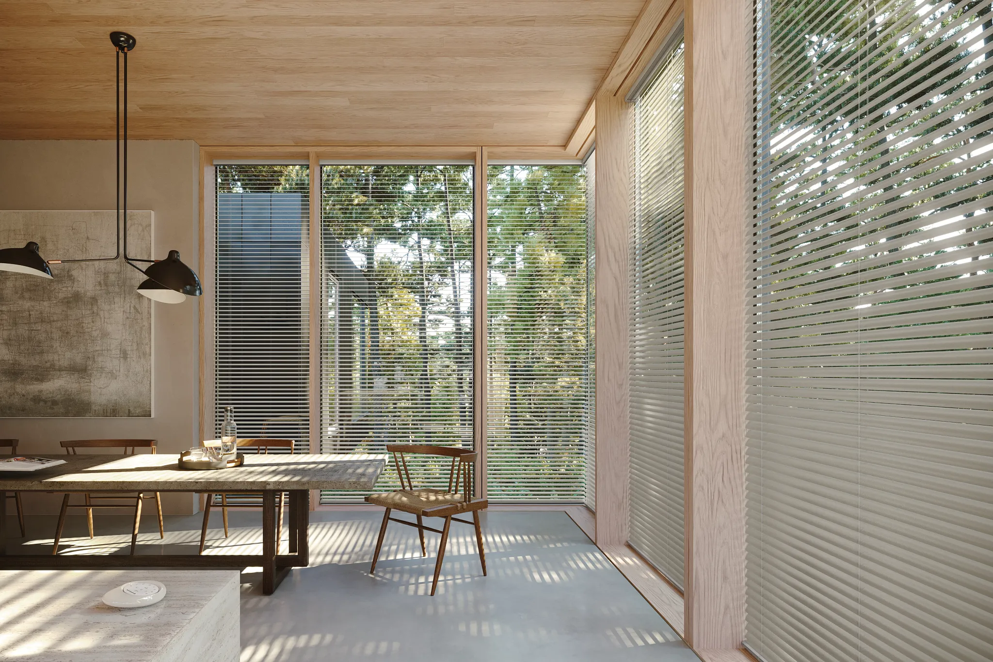 Aluminum Horizontal Blinds Tall (1)